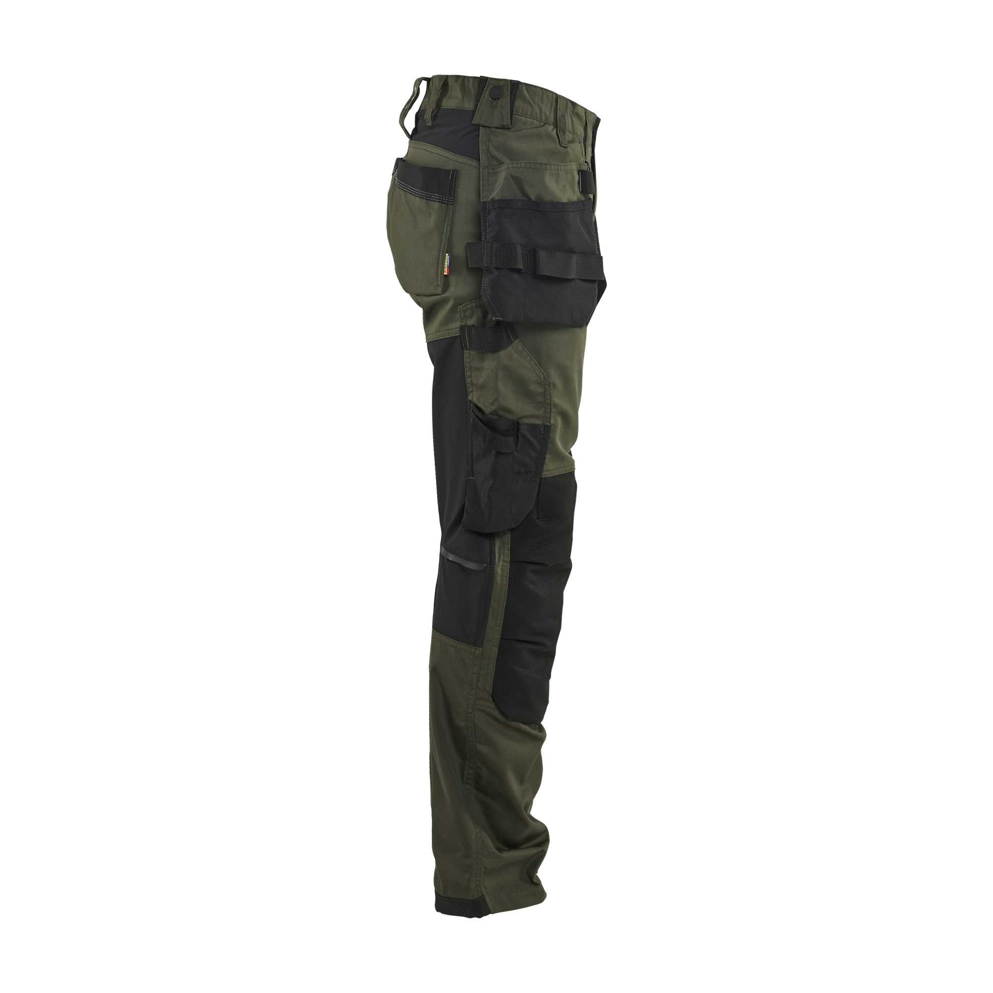 BLAKLADER 71321832 Women's Craftsman Trousers With Stretch Work Trousers Women - twill fabric